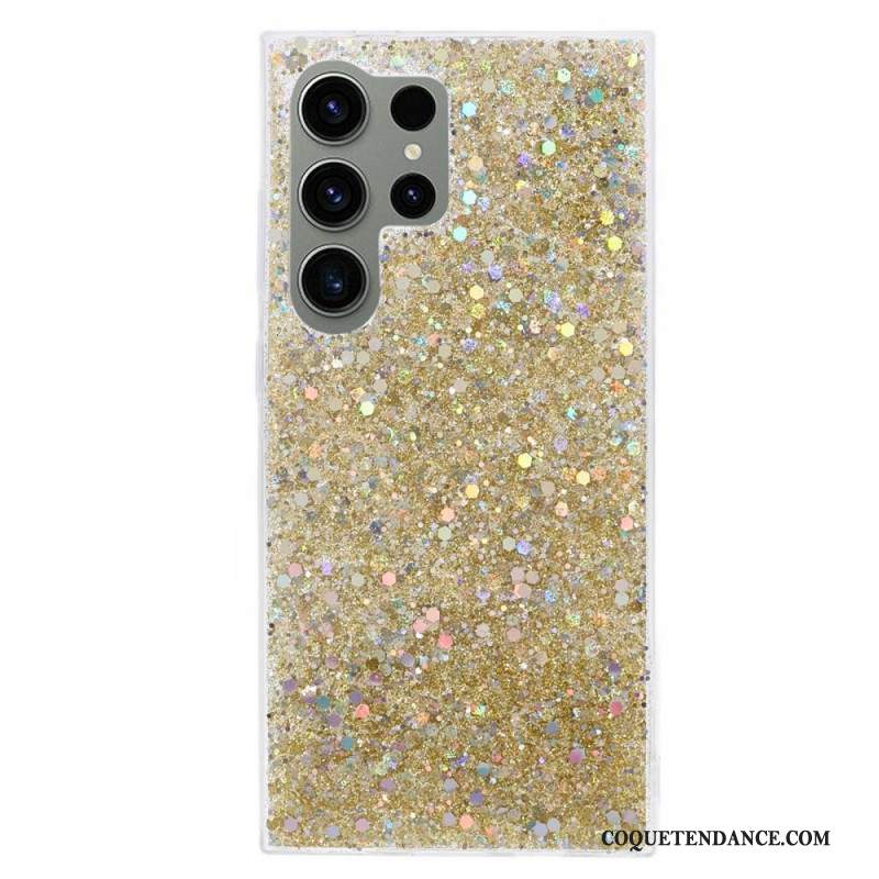 Coque Samsung Galaxy S24 Ultra 5G Paillettes Élégantes