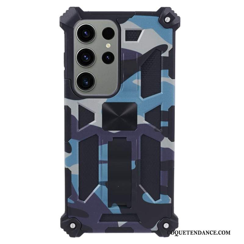 Coque Samsung Galaxy S24 Ultra avec Support Camouflage