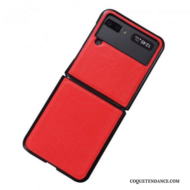 Coque Samsung Galaxy Z Flip 3 5G Véritable Cuir