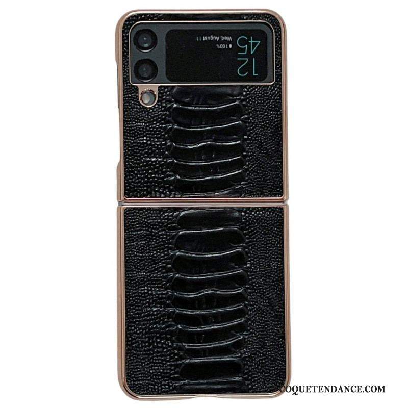 Coque Samsung Galaxy Z Flip 4 Design Crocodile