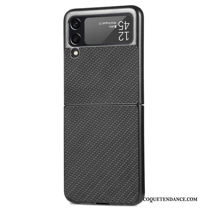 Coque Samsung Galaxy Z Flip 4 Fibre Carbone Texturée