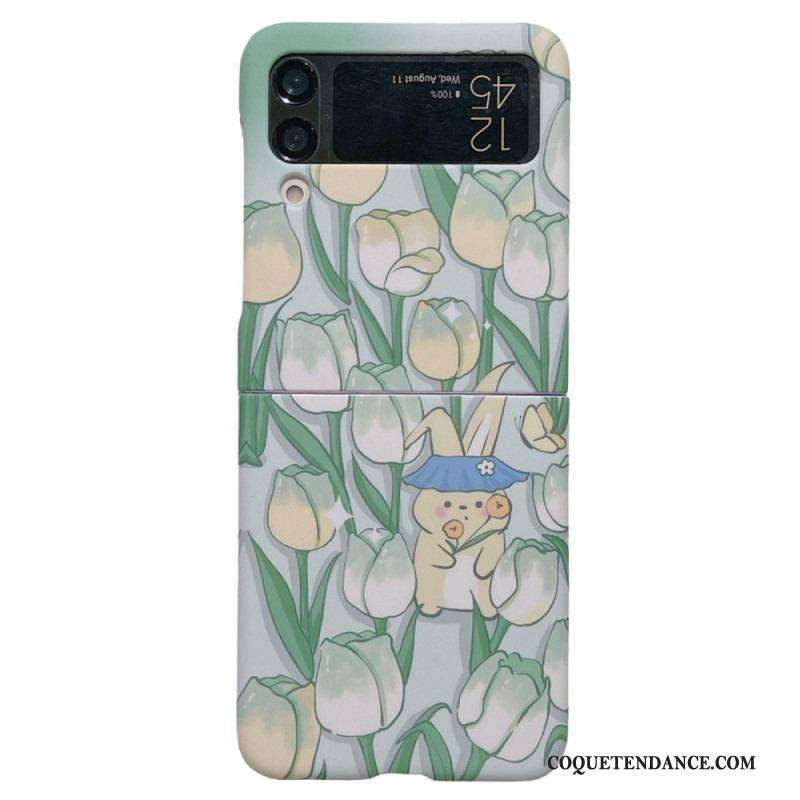 Coque Samsung Galaxy Z Flip 4 Fleurs