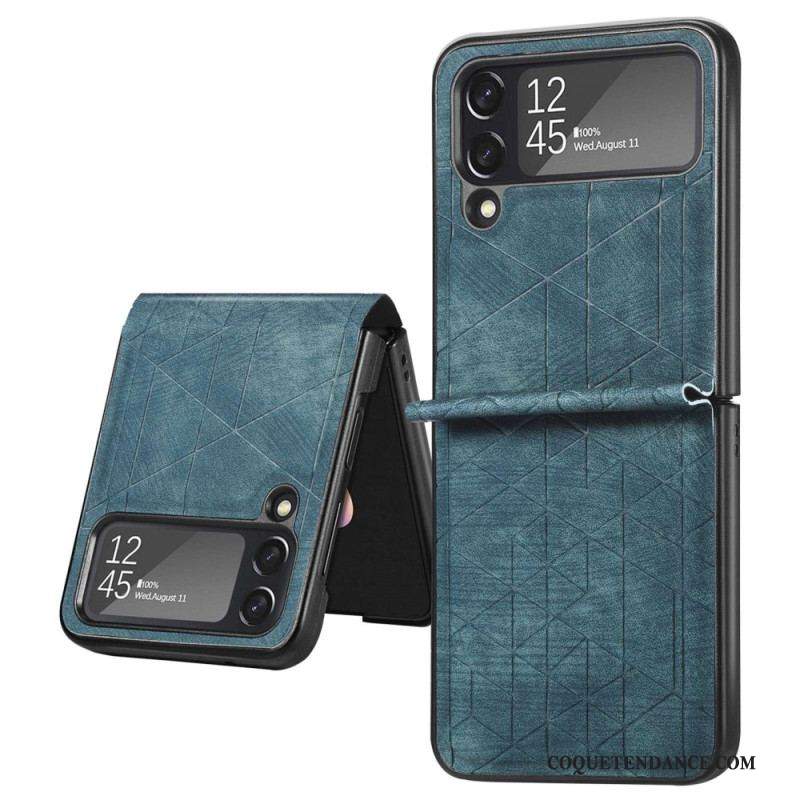 Coque Samsung Galaxy Z Flip 4 Lignes Géométriques