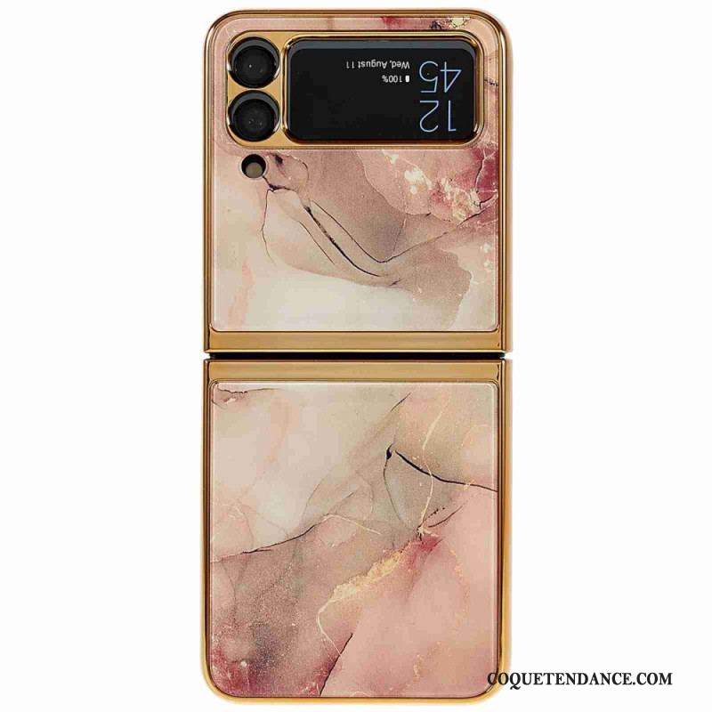 Coque Samsung Galaxy Z Flip 4 Style Marbre