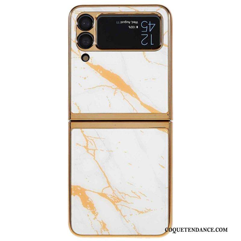 Coque Samsung Galaxy Z Flip 4 Style Marbre