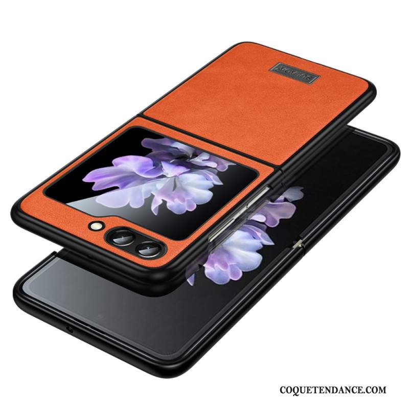 Coque Samsung Galaxy Z Flip 5 Simili Cuir SULADA