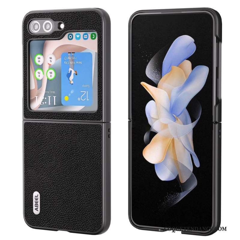 Coque Samsung Galaxy Z Flip 5 Style Cuir ABEEL