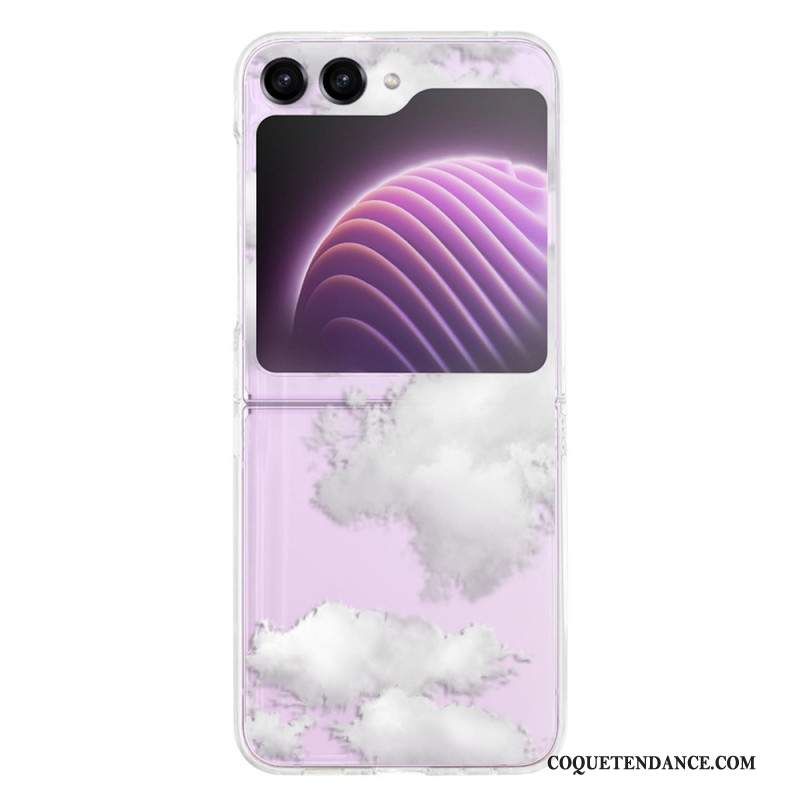 Coque Samsung Galaxy Z Flip 5 Transparente Ciel