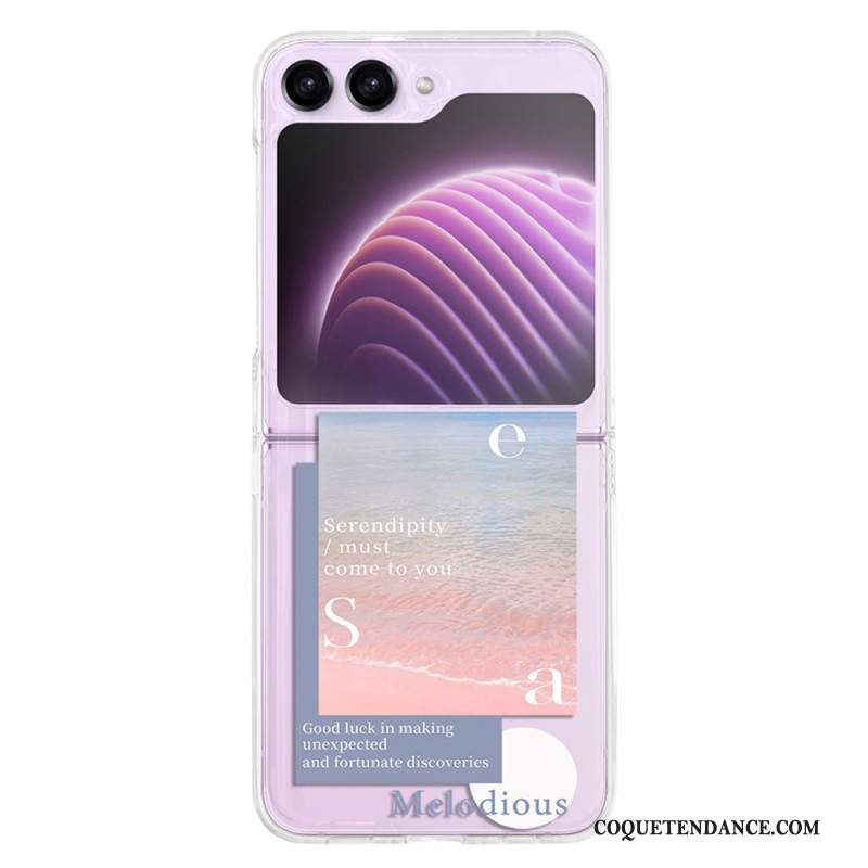 Coque Samsung Galaxy Z Flip 5 Transparente Destination