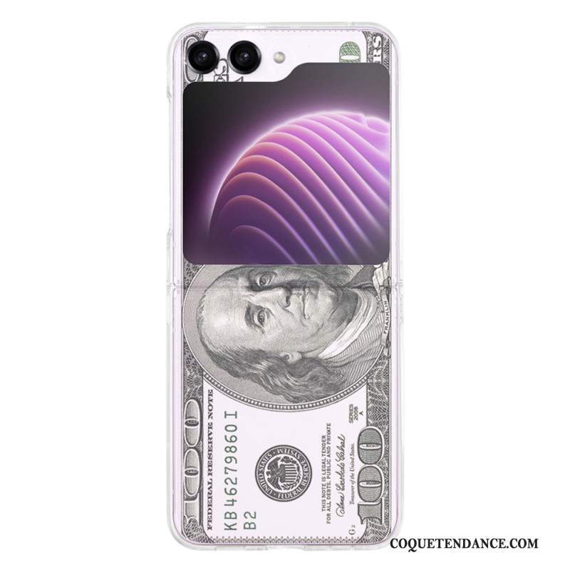 Coque Samsung Galaxy Z Flip 5 Transparente Money Money