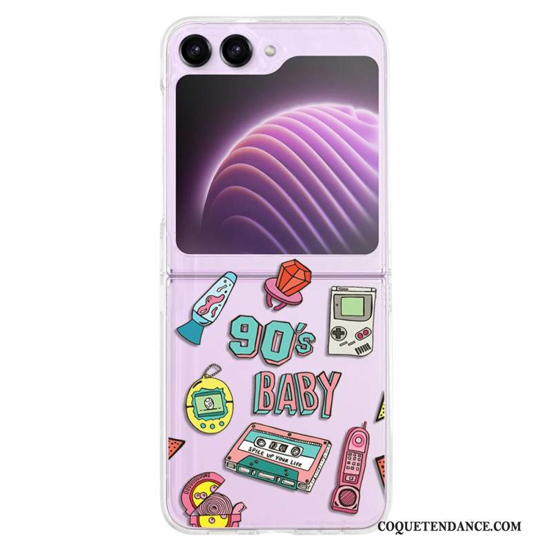 Coque Samsung Galaxy Z Flip 5 Transparente Petits Objets