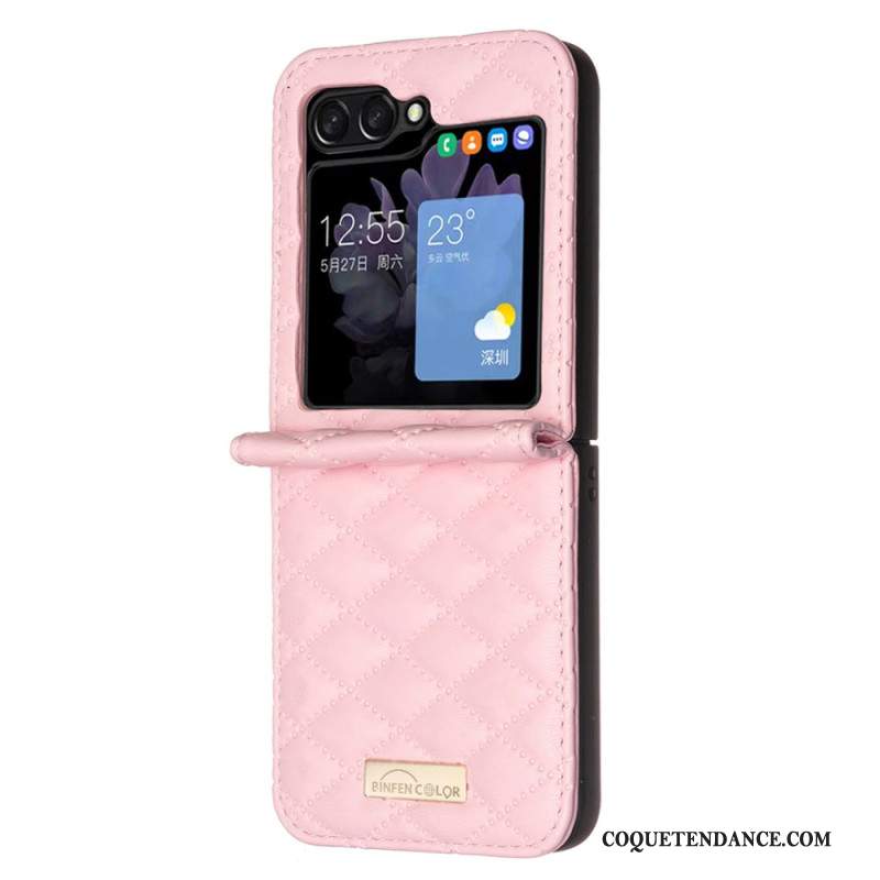 Coque Samsung Galaxy Z Flip 6 Matelassée BINFEN COLOR