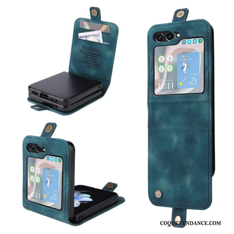 Coque Samsung Galaxy Z Flip 6 Porte-Cartes YIKATU