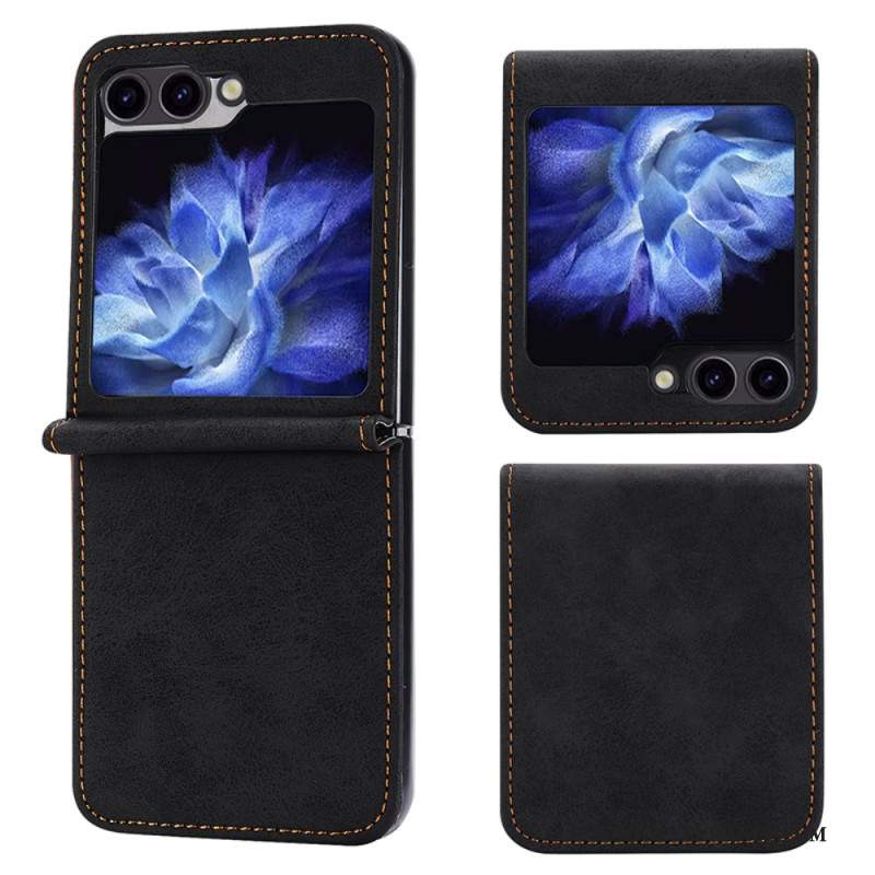 Coque Samsung Galaxy Z Flip 6 Simili Cuir