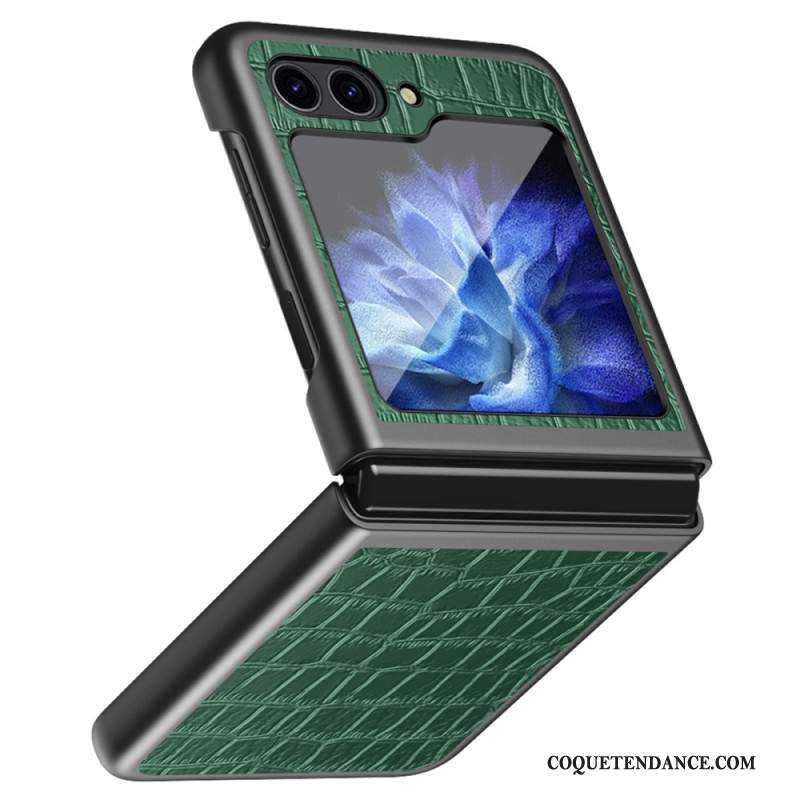 Coque Samsung Galaxy Z Flip 6 Texture Crocodile