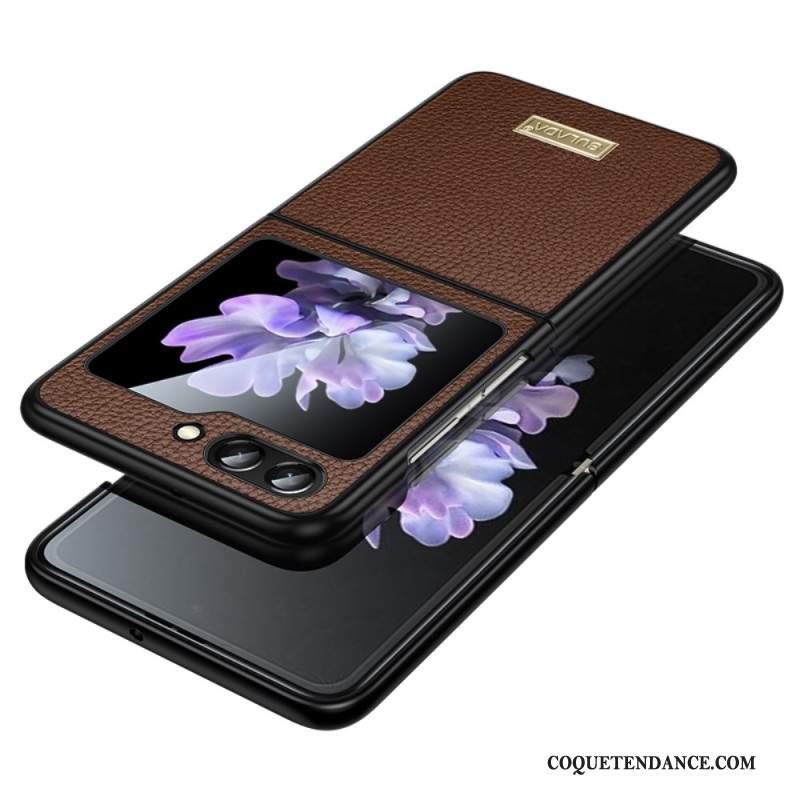 Coque Samsung Galaxy Z Flip 6 Texture Litchi SULADA