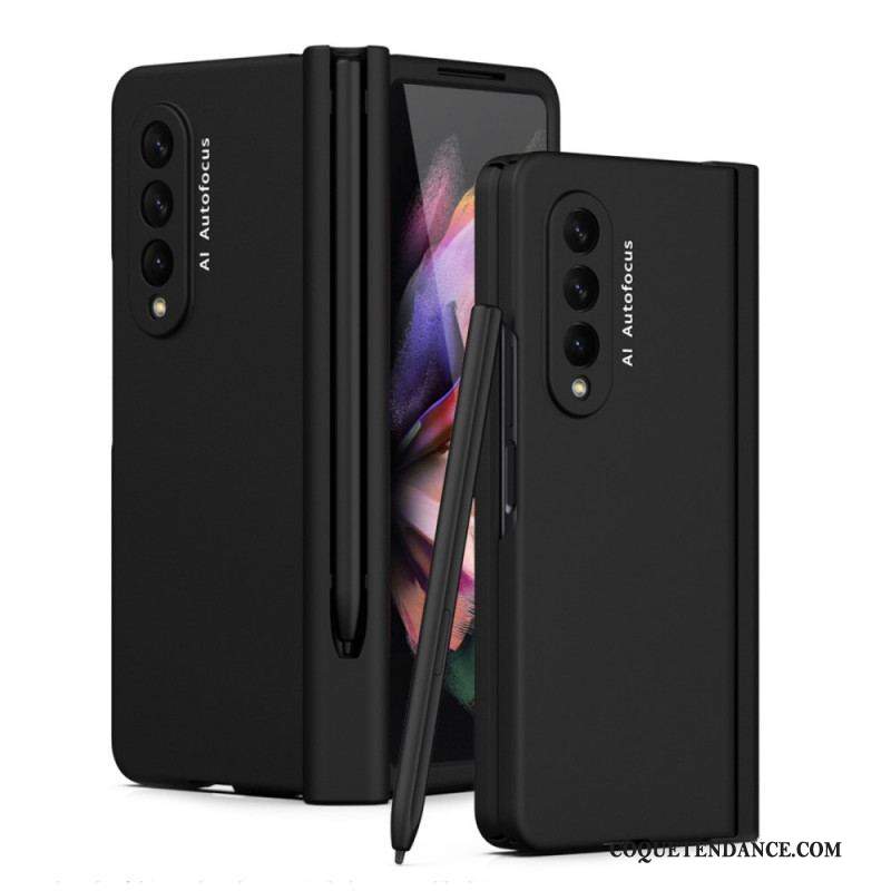 Coque Samsung Galaxy Z Fold 3 5G Protecteur Écran et Porte-Stylet