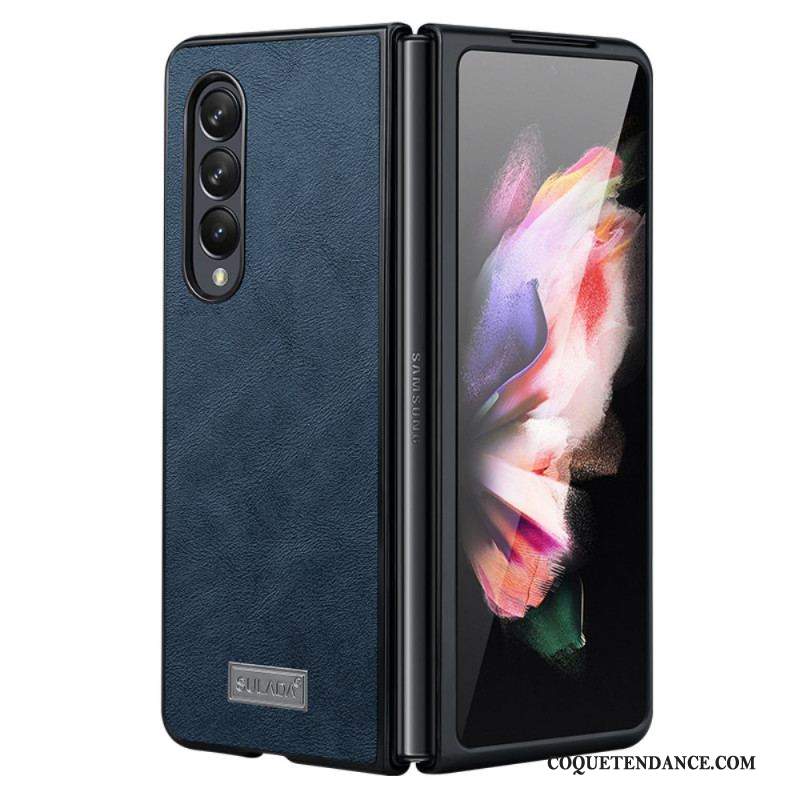 Coque Samsung Galaxy Z Fold 3 5G Simili Cuir SULADA