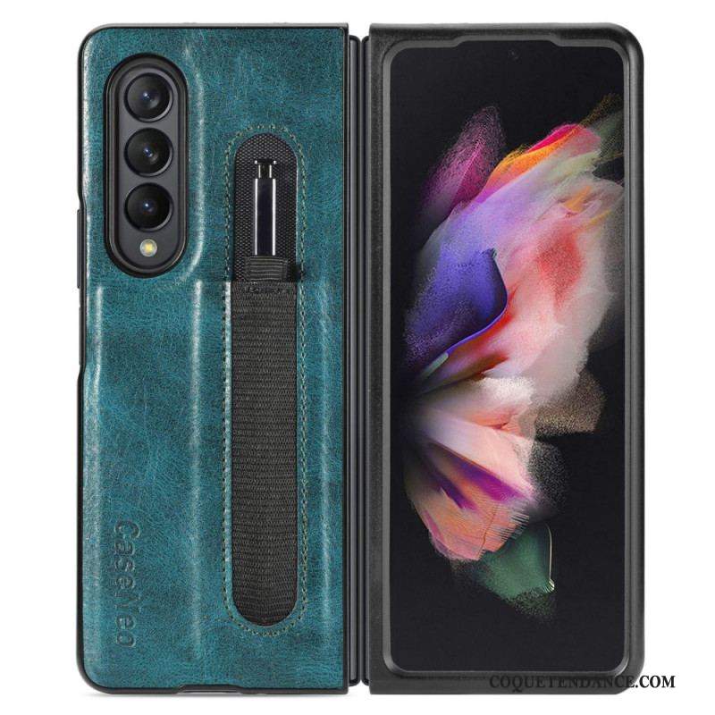 Coque Samsung Galaxy Z Fold 3 5G Style Cuir Porte-Stylet CASENEO