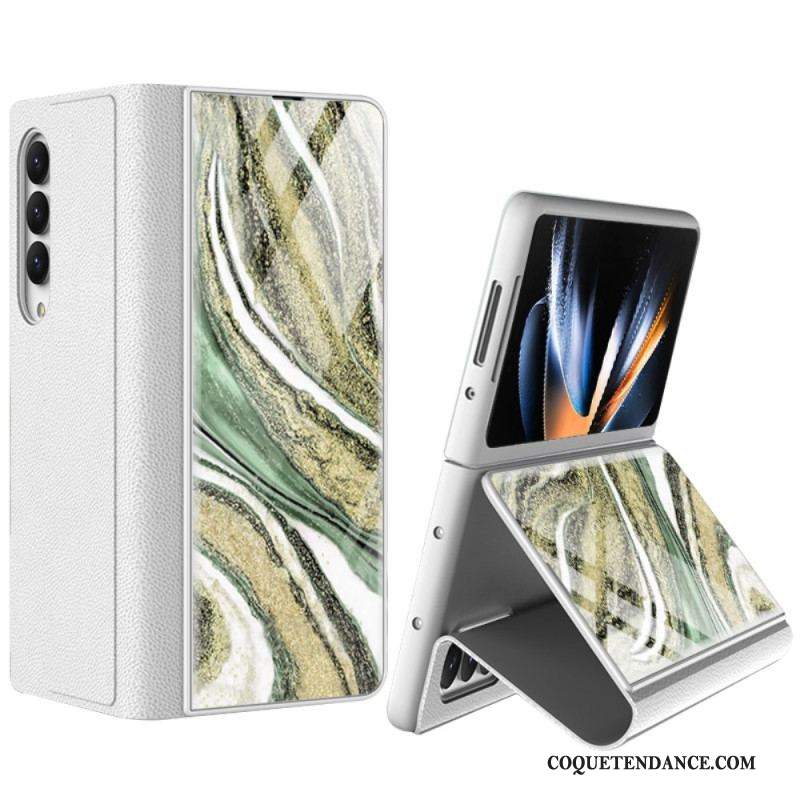 Coque Samsung Galaxy Z Fold 4 GKK Marble Waves