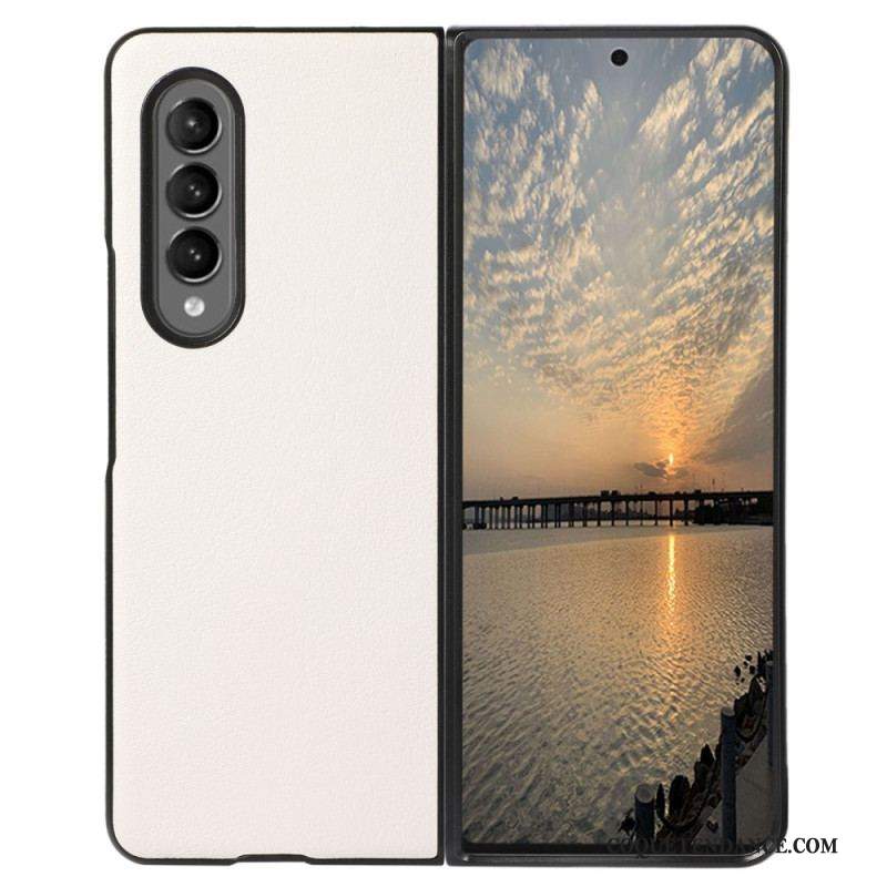 Coque Samsung Galaxy Z Fold 4 Simili Cuir Classique