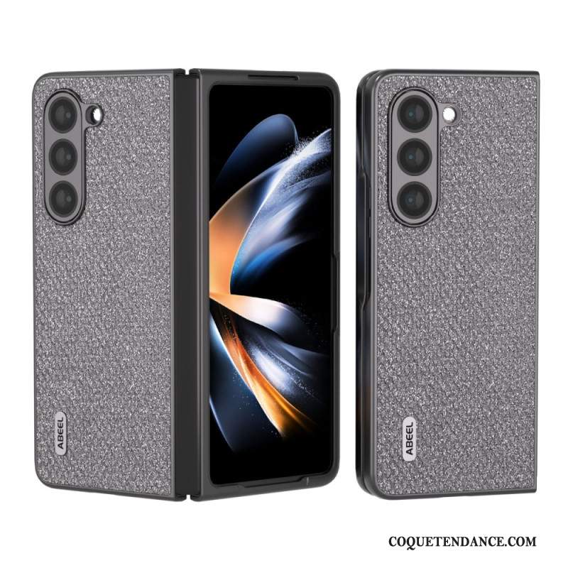 Coque Samsung Galaxy Z Fold 5 Simili Cuir ABEEL