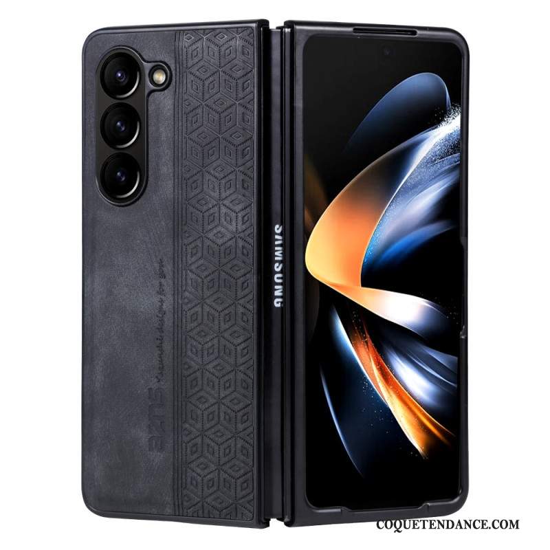 Coque Samsung Galaxy Z Fold 5 Simili Cuir AZNS