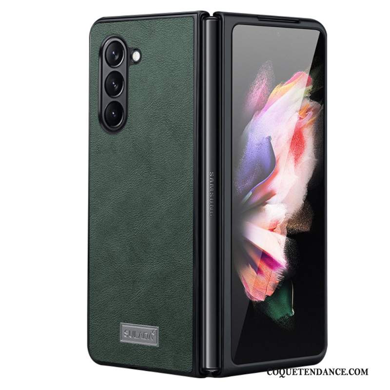 Coque Samsung Galaxy Z Fold 5 Élégance Cuir ABEEL