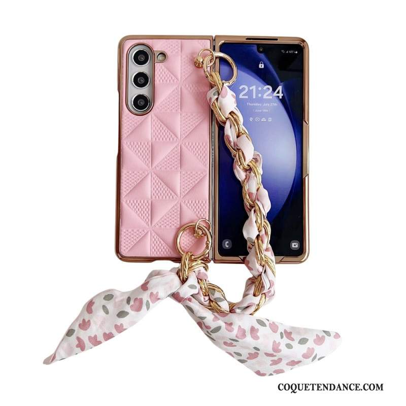 Coque Samsung Galaxy Z Fold 6 Chaîne à Ruban