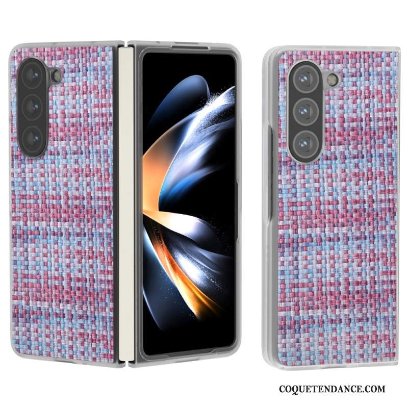 Coque Samsung Galaxy Z Fold 6 Texture Carreaux Colorés