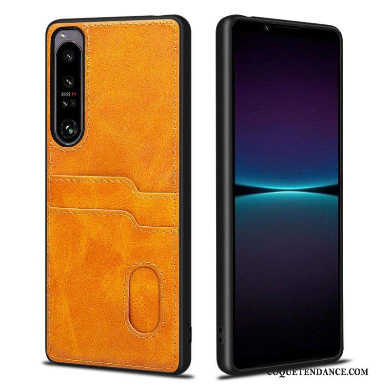 Coque Sony Xperia 1 IV Double Porte-Cartes