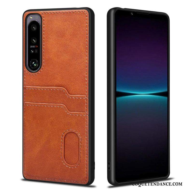 Coque Sony Xperia 1 IV Double Porte-Cartes