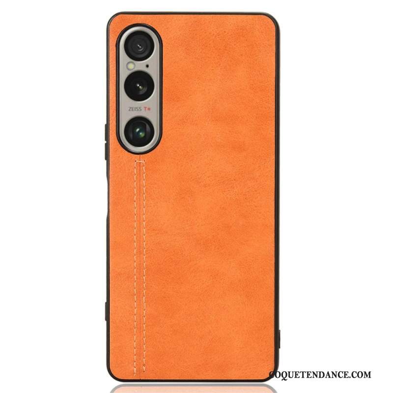 Coque Sony Xperia 1 VI Simili Cuir