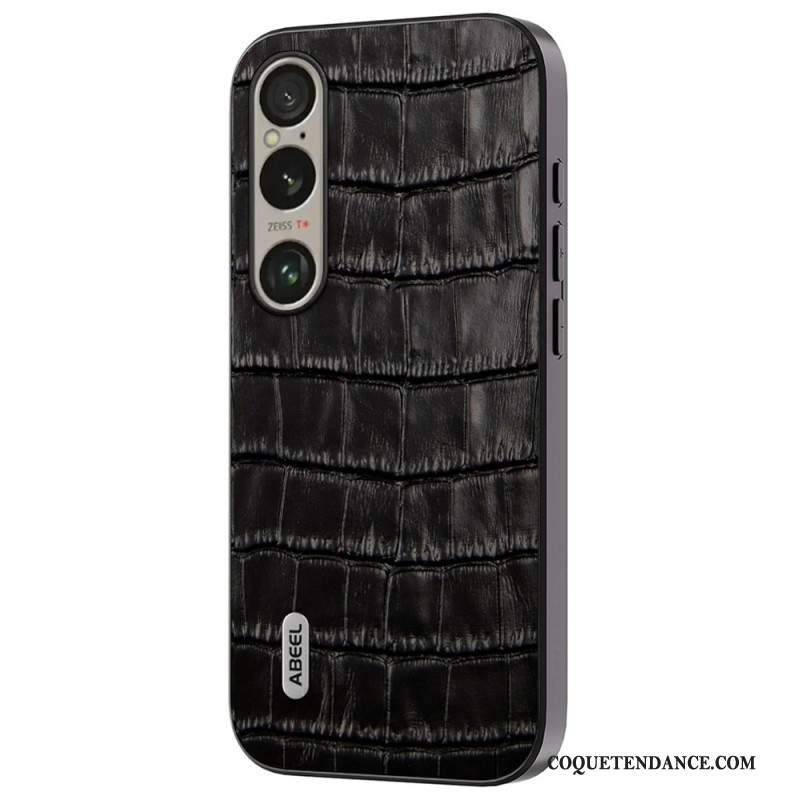 Coque Sony Xperia 1 VI Texture Crocodile ABEEL