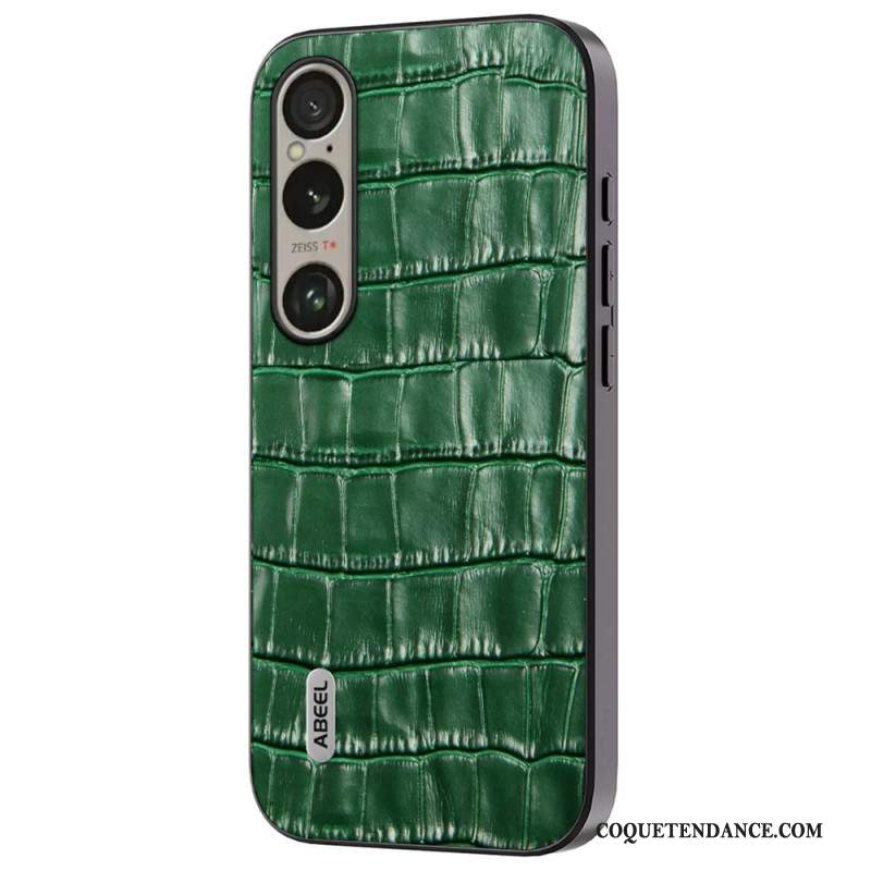 Coque Sony Xperia 1 VI Texture Crocodile ABEEL