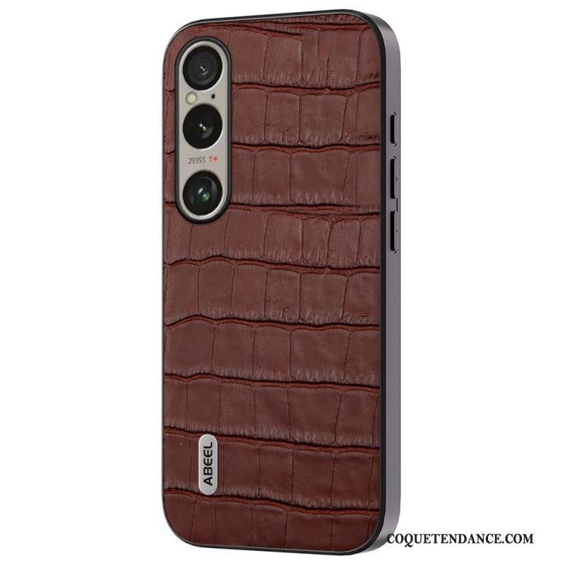 Coque Sony Xperia 1 VI Texture Crocodile ABEEL