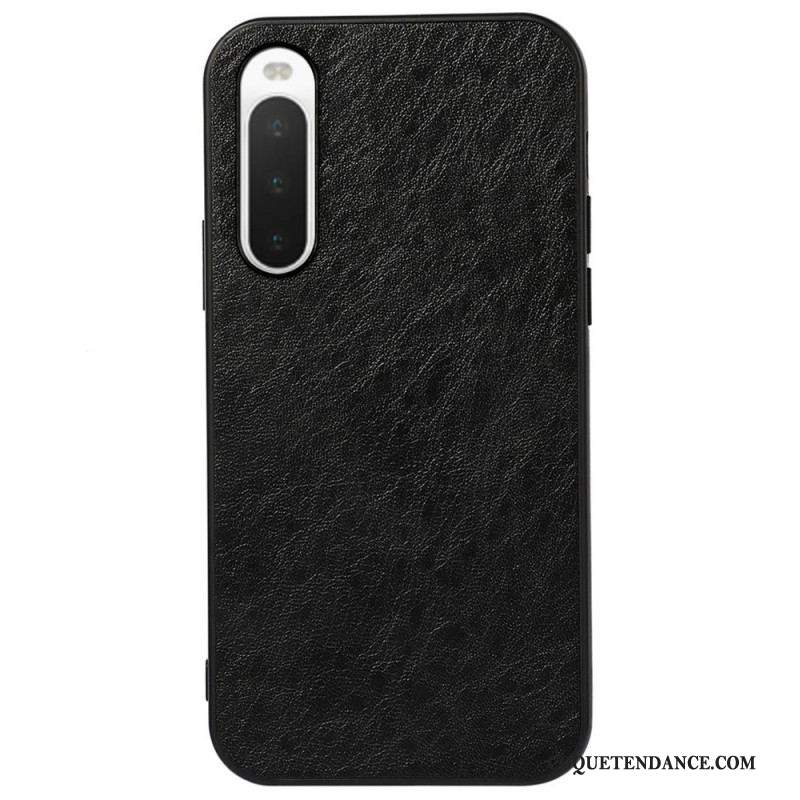 Coque Sony Xperia 10 IV Effet Cuir