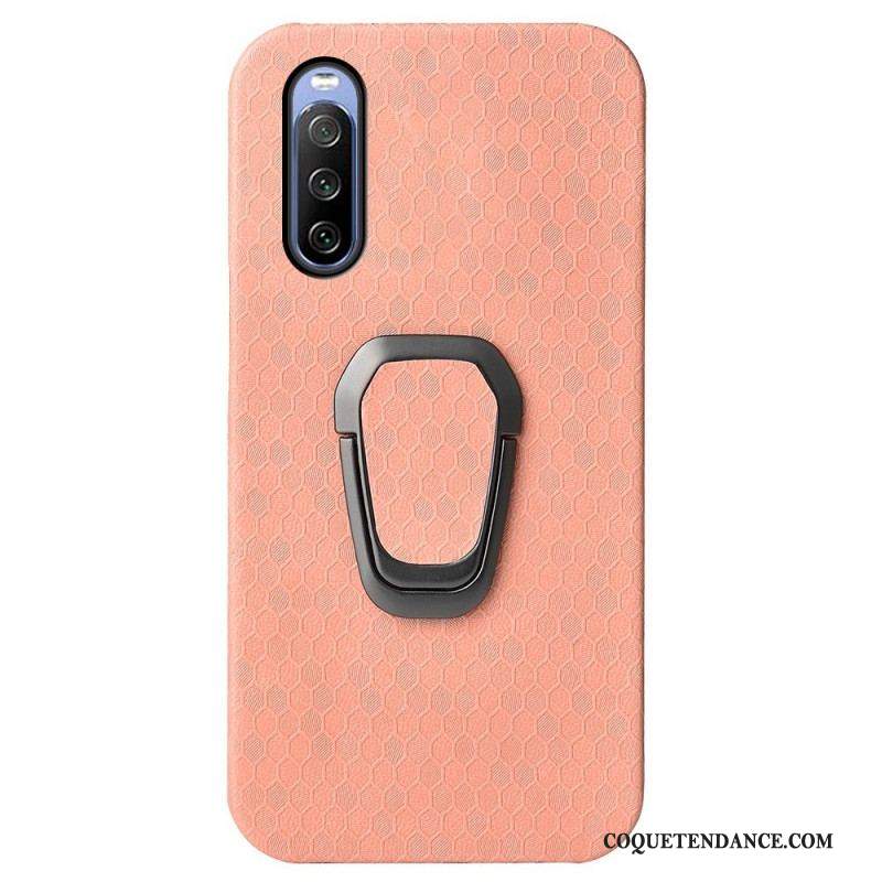 Coque Sony Xperia 10 IV Nid d'Abeille Support