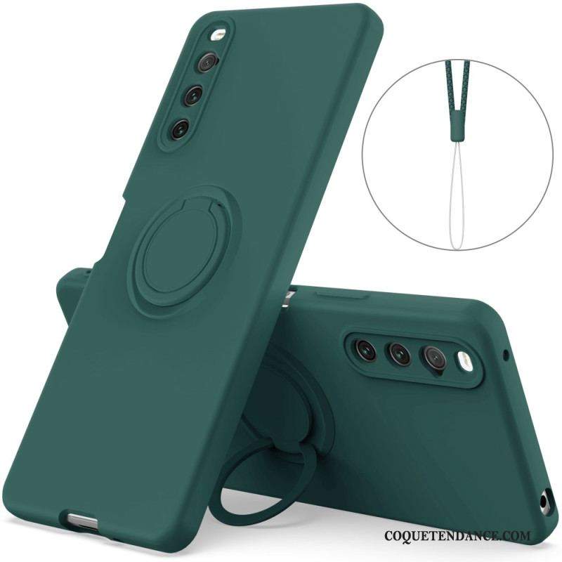 Coque Sony Xperia 10 IV Unie Anneau-Support