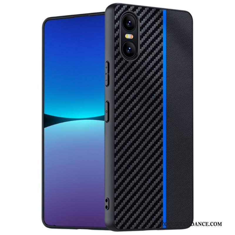 Coque Sony Xperia 10 VI Déclinaison Fibre Carbone