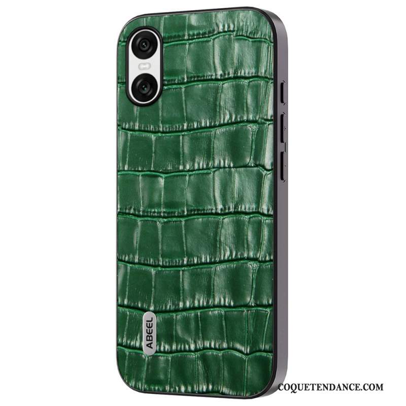 Coque Sony Xperia 10 VI Texture Crocodile