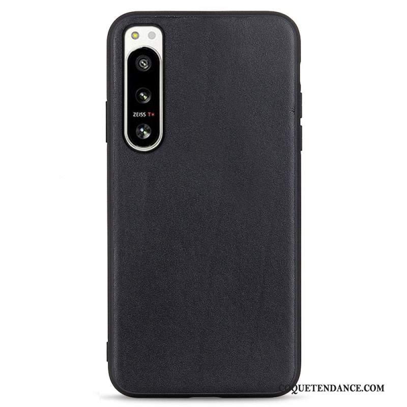 Coque Sony Xperia 5 IV Cuir