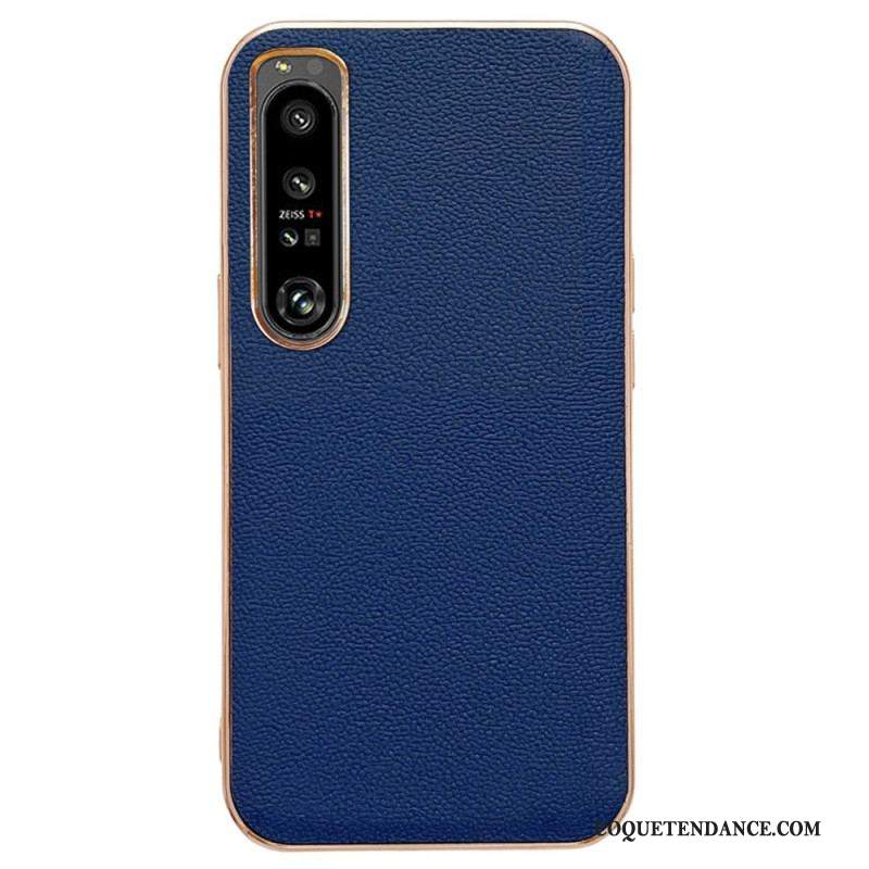 Coque Sony Xperia 5 IV Vrai Cuir