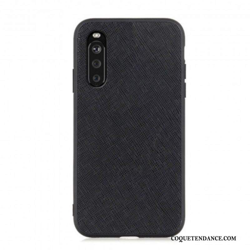 Coque Sony xperia 10 III Mini Véritable Cuir Texturé