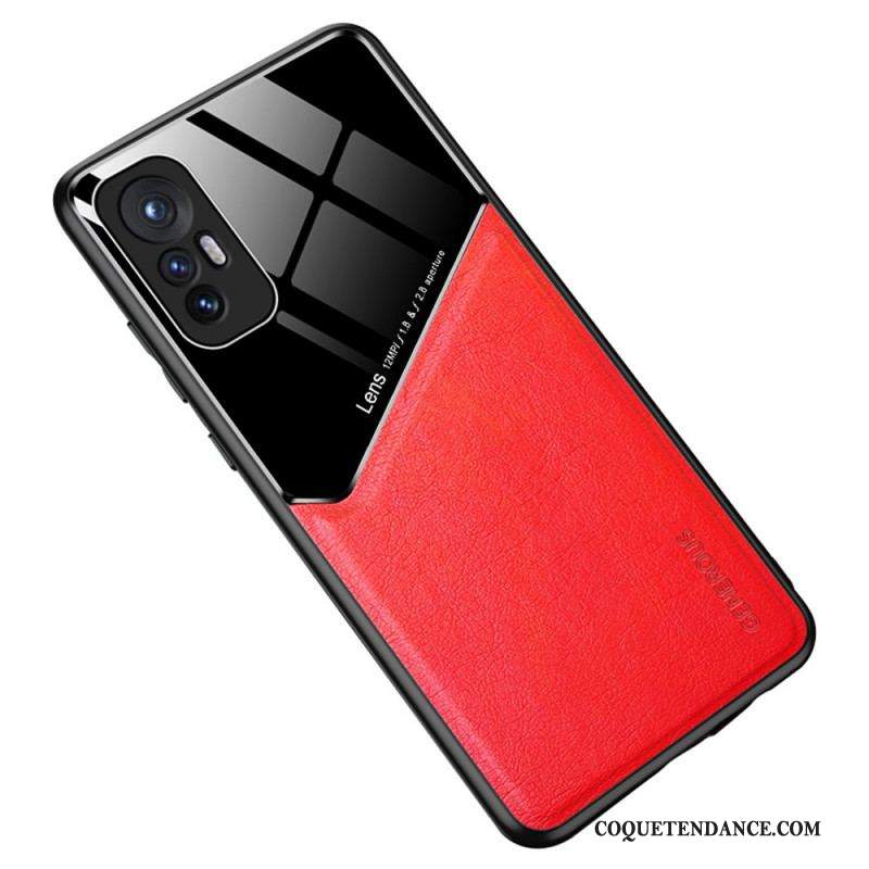 Coque  Xiaomi 12 / 12X  Effet Cuir Magnétique