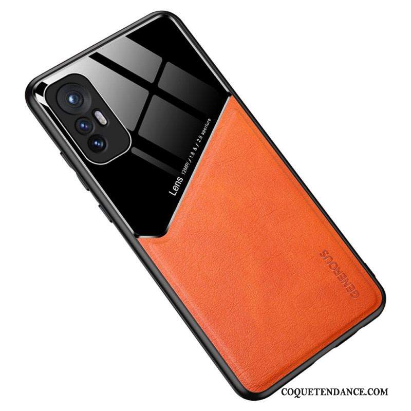 Coque  Xiaomi 12 / 12X  Effet Cuir Magnétique