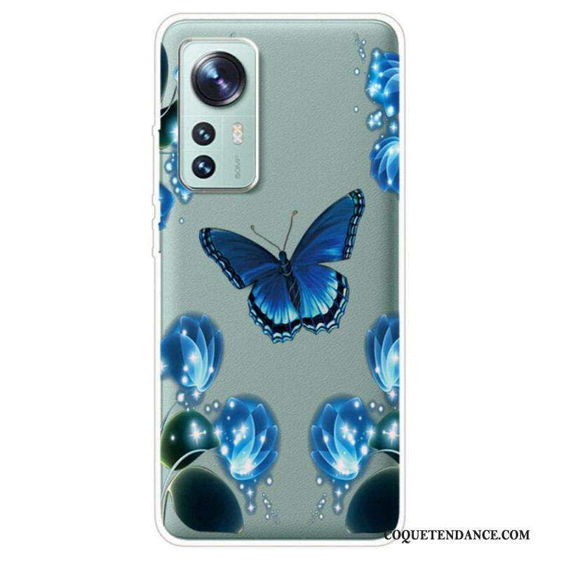 Coque  Xiaomi 12 / 12X  Silicone Papillon Enchanté