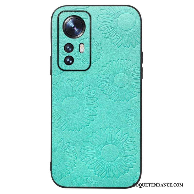 Coque Xiaomi 12 / 12X Simili Cuir Tournesols