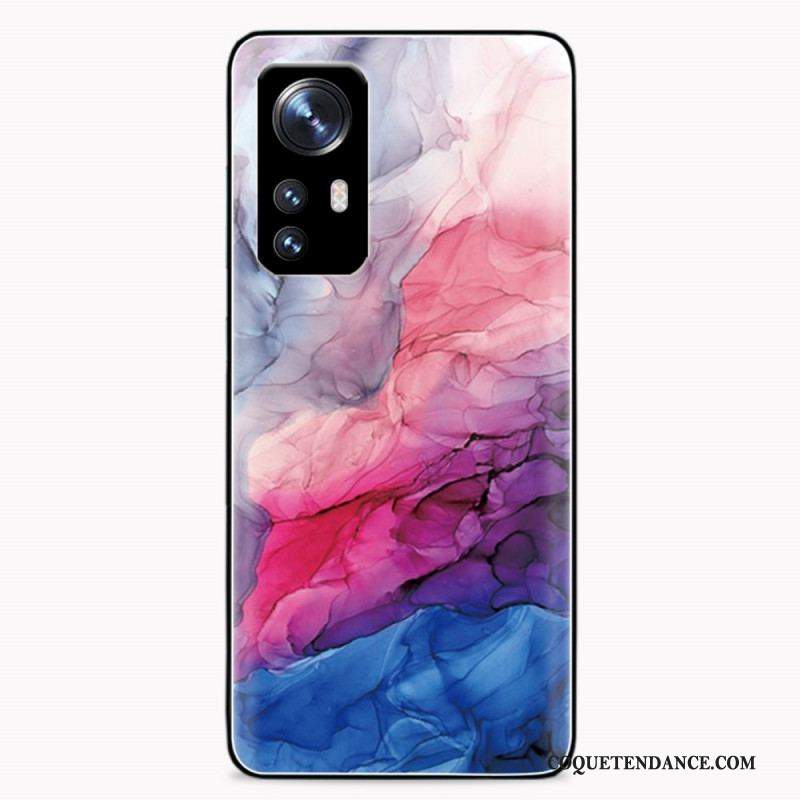 Coque  Xiaomi 12 / 12X  Verre Trempé Marbre Aquarelle