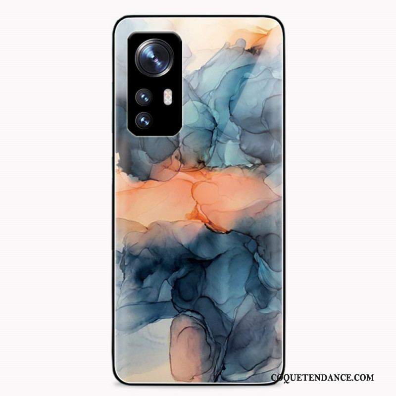 Coque  Xiaomi 12 / 12X  Verre Trempé Marbre Aquarelle